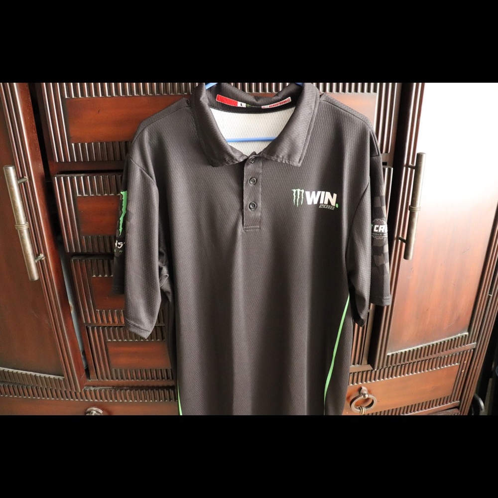 Win Performance Pit Crew Monster Polo - image 1